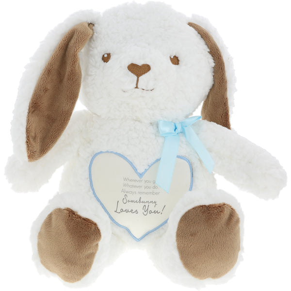 pavilion gift company Somebunny Blue Plush 9.5" Plush Bunny