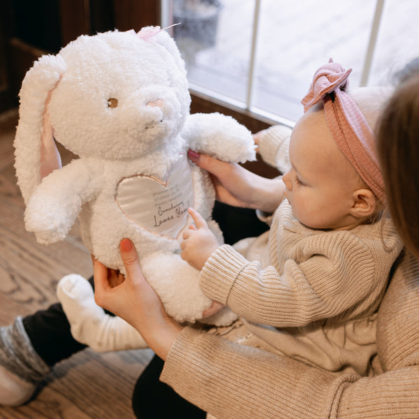 Pavilion Gift Company Somebunny Pink Plush 9.5" Plush Bunny