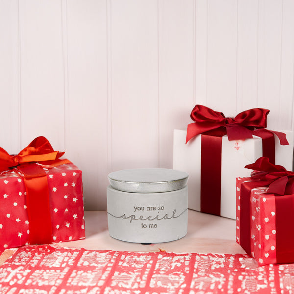 Pavilion Gift Company Someone Special 3" X 2.25" Cement Keepsake Box