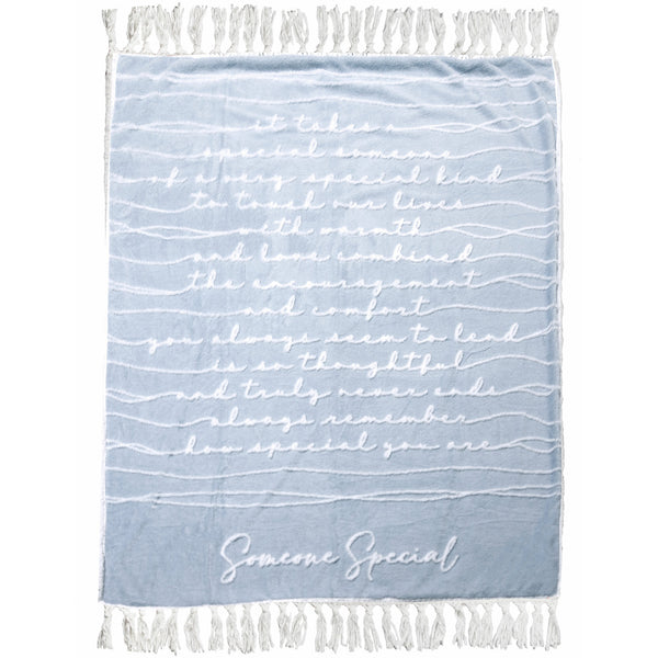 pavilion gift company Someone Special 50" x 60" Inspirational Plush Blanket