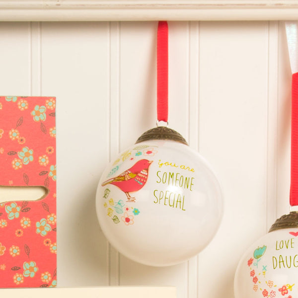Pavilion Gift Company Someone Special 80mm Glass Ornament
