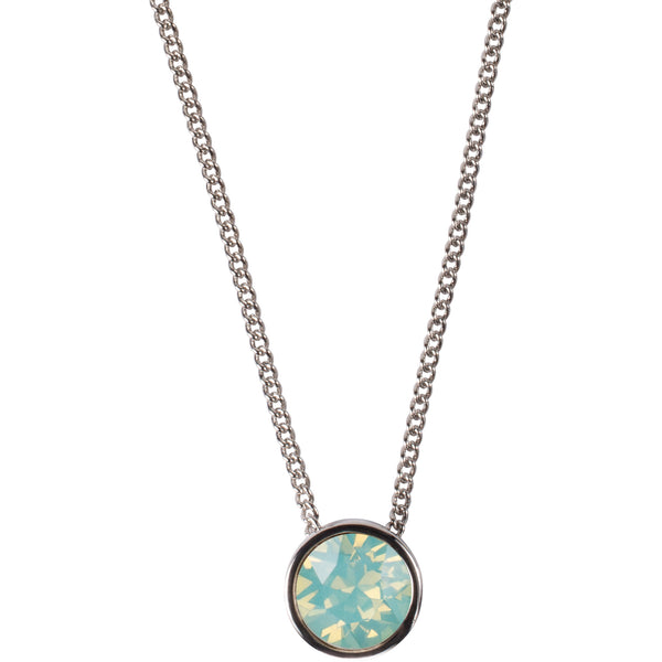 Pavilion Gift Company Someone Special Pacific Opal 16"-17.5" Rhodium Necklace