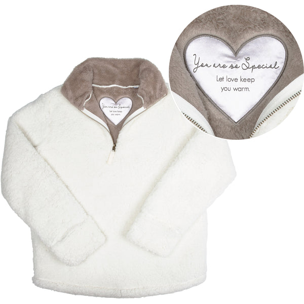 pavilion gift company Someone Special XXL Sherpa Pullover Sweatshirt