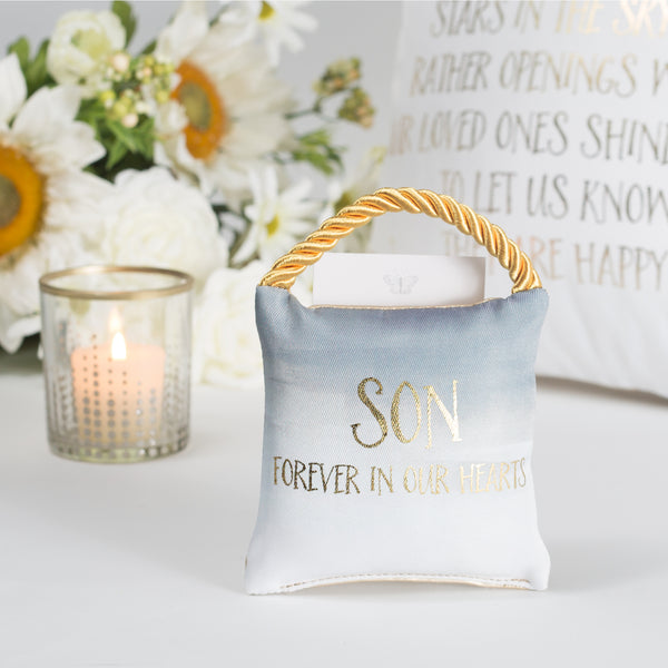Pavilion Gift Company Son 4.5" Memorial Pocket Pillow
