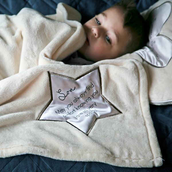 Pavilion Gift Company Son 50" X 60" Royal Plush Blanket