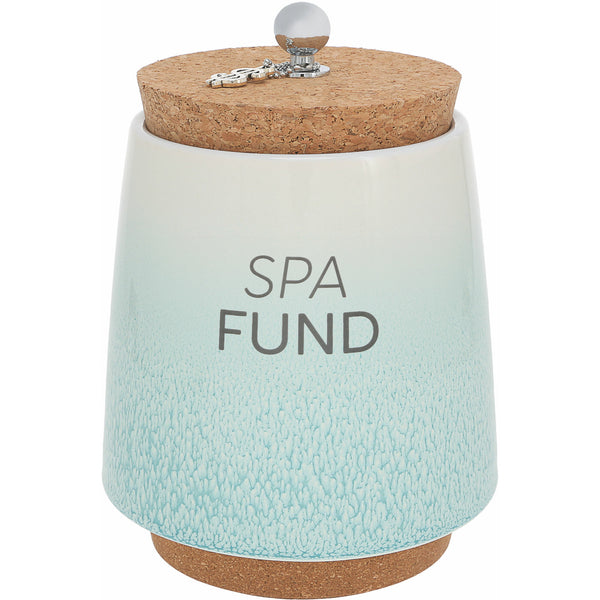 pavilion gift company Spa & Massage 6.5" Ceramic Savings Bank