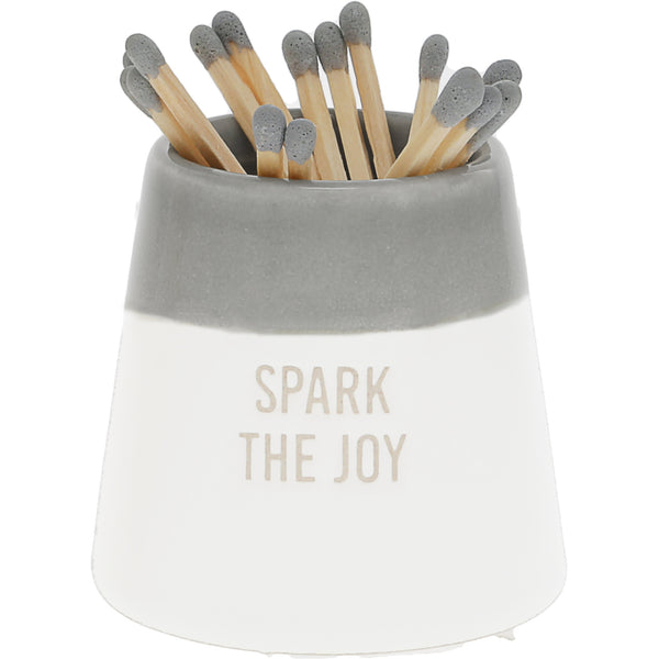 pavilion gift company Spark The Joy 2.25" Match Holder and Matches