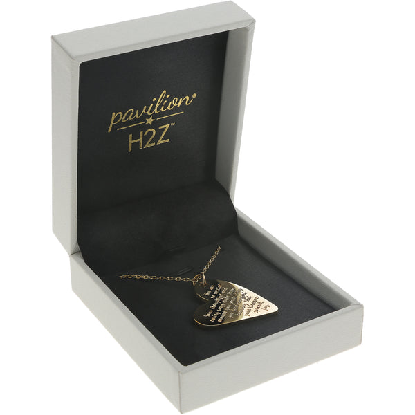pavilion gift company Special 18.5" Gold Plated Engraved Necklace