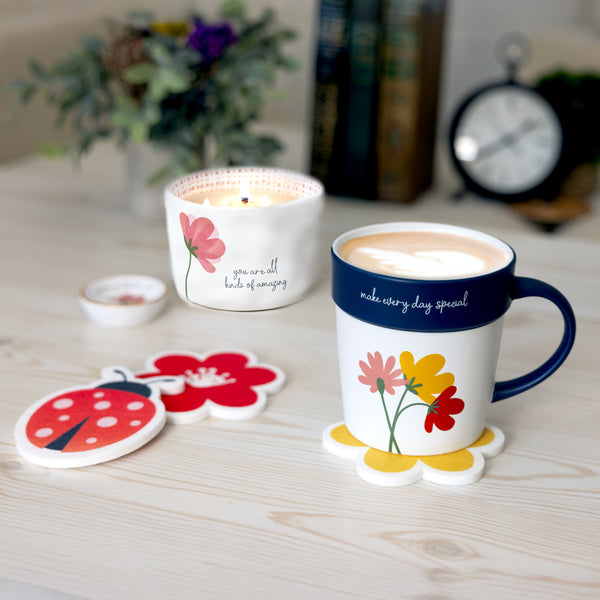 Pavilion Gift Company Special 20 Oz Cup And Coaster Set