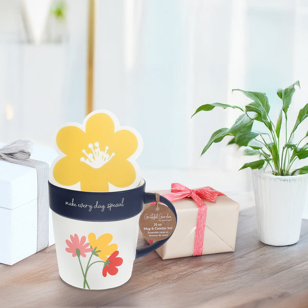 Pavilion Gift Company Special 20 Oz Cup And Coaster Set