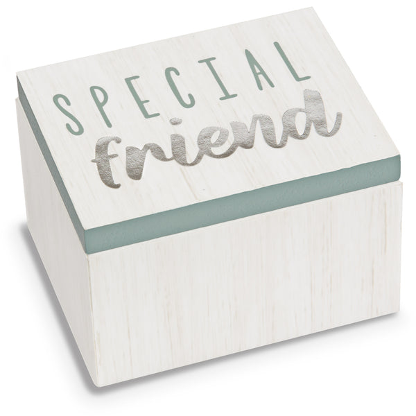 pavilion gift company Special Friend 2.25" x 1.2" x 1.5" MDF Trinket Box