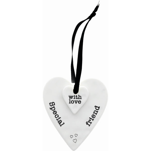 pavilion gift company Special Friend 3" Ceramic Keepsake Heart Plaque