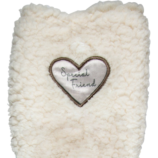 Pavilion Gift Company Special Friend One Size Fits Most Sherpa Slipper