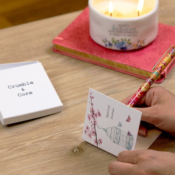 Pavilion Gift Company Special Sister 4mm Sterling Silver Cubic Zirconia Stud Earrings