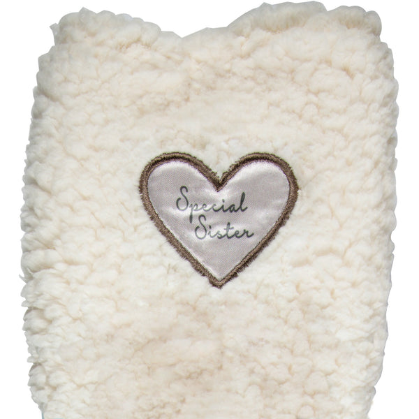 Pavilion Gift Company Special Sister One Size Fits Most Sherpa Slipper