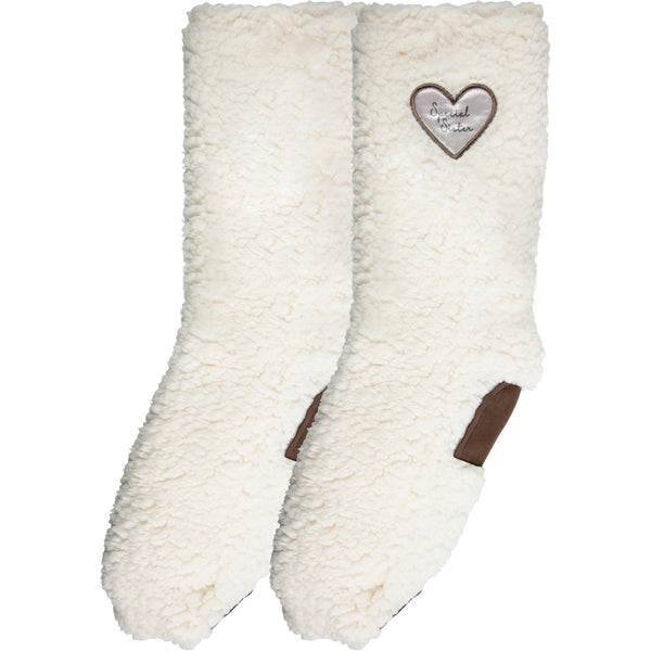 pavilion gift company Special Sister One Size Fits Most Sherpa Slipper