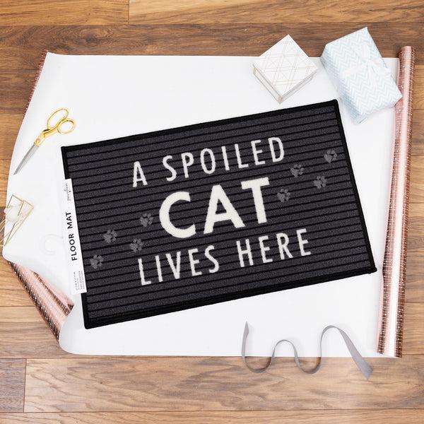 Pavilion Gift Company Spoiled Cat 27.5" X 17.75" Floor Mat