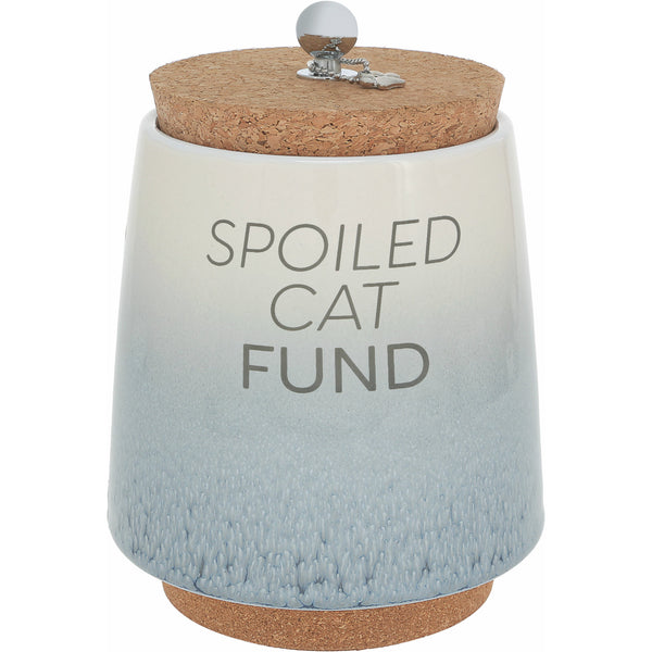 pavilion gift company Spoiled Cat 6.5" Ceramic Savings Bank