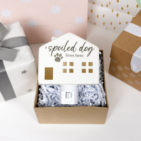 Pavilion Gift Company Spoiled Dog 3.5" Ceramic Night Light