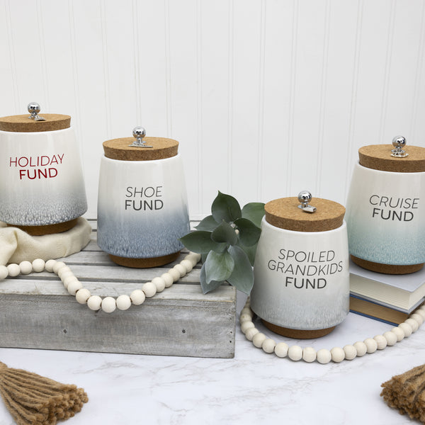 Pavilion Gift Company Spoiled Grandkids 6.5" Ceramic Savings Bank