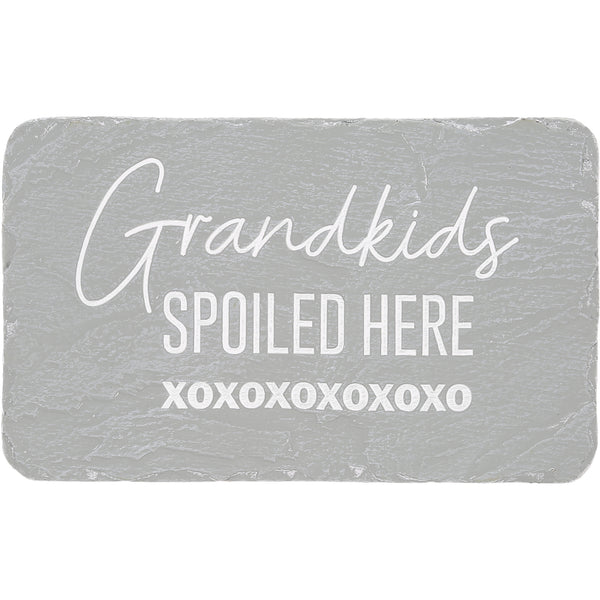 pavilion gift company Spoiled Grandkids 7" x 4.25" Garden Stone