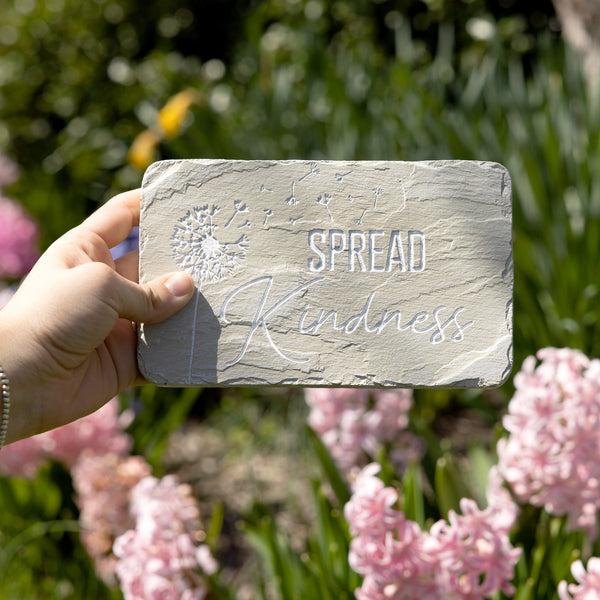 Pavilion Gift Company Spread Kindness 7" X 4.25" Garden Stone