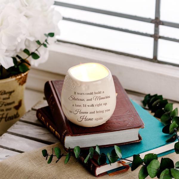 Pavilion Gift Company Staircase To Heaven 8 Oz - 100% Soy Wax Candle Scent: Tranquility