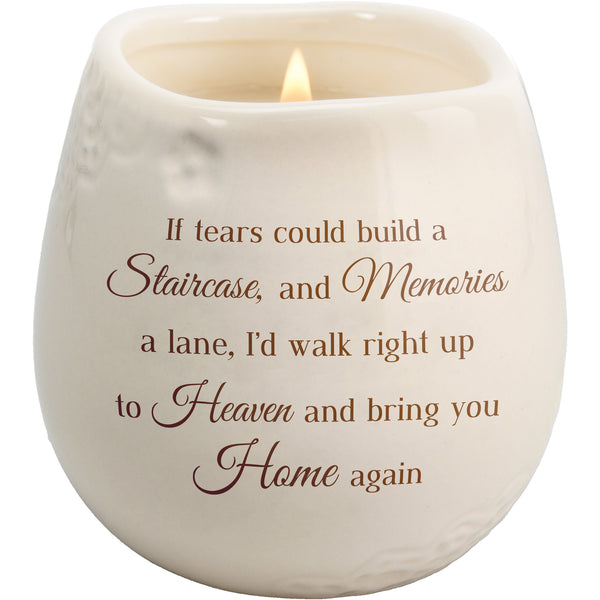 pavilion gift company Staircase to Heaven 8 oz - 100% Soy Wax Candle Scent: Tranquility