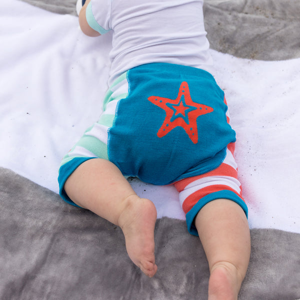Pavilion Gift Company Starfish 6-12 Months Baby Shorts
