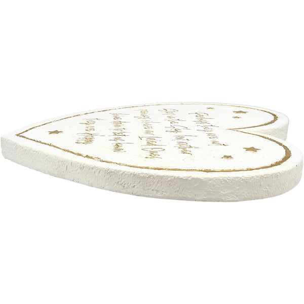 Pavilion Gift Company Stars In The Sky 11" Heart Garden Stone