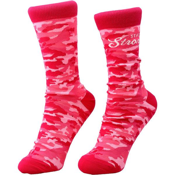 pavilion gift company Stay Strong S-M Cotton Blend Sock