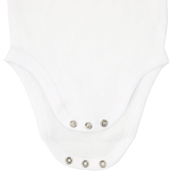 Pavilion Gift Company Still Stuck 0-6 Months Bodysuit 3/4 Length Black & White Sleeve