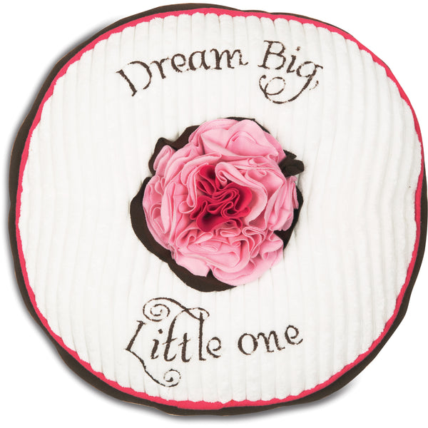pavilion gift company Strawberry Sundae 12" Round Pillow