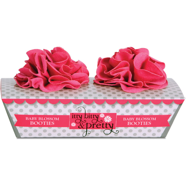 Pavilion Gift Company Strawberry Sundae Barefoot Booties 6-18 Months