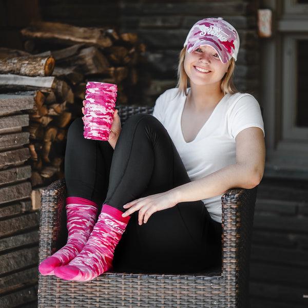 Pavilion Gift Company Strong Pink Camo Adjustable Mesh Hat
