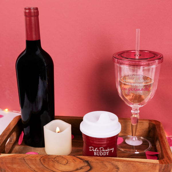 Pavilion Gift Company Supermodel 13 Oz Acrylic Wine Tumbler