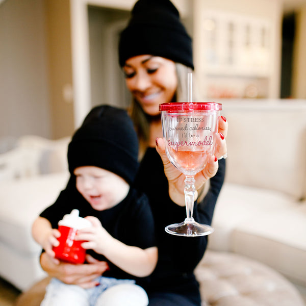 Pavilion Gift Company Supermodel 13 Oz Acrylic Wine Tumbler