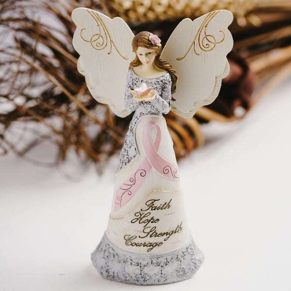 Pavilion Gift Company Survivor 6.5" Angel Holding Butterfly