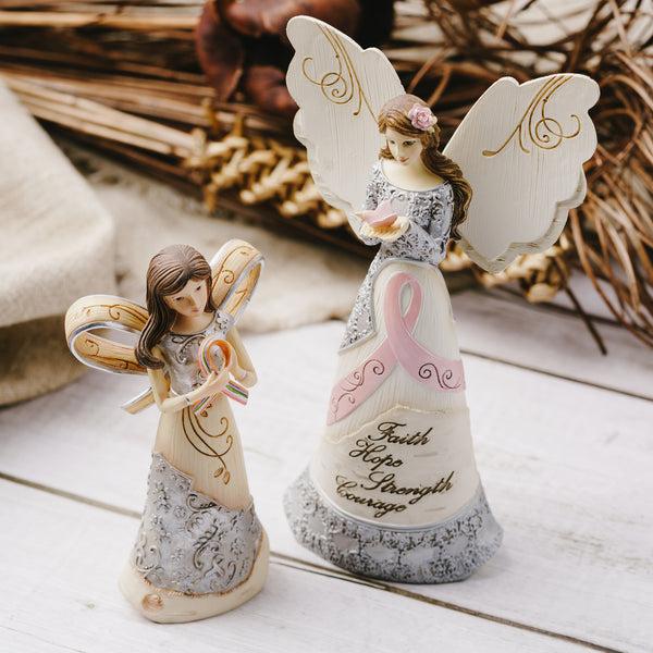 Pavilion Gift Company Survivor 6.5" Angel Holding Butterfly