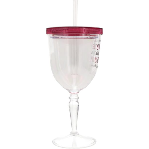 Pavilion Gift Company Swear Too Much 13 Oz Acrylic Wine Tumbler
