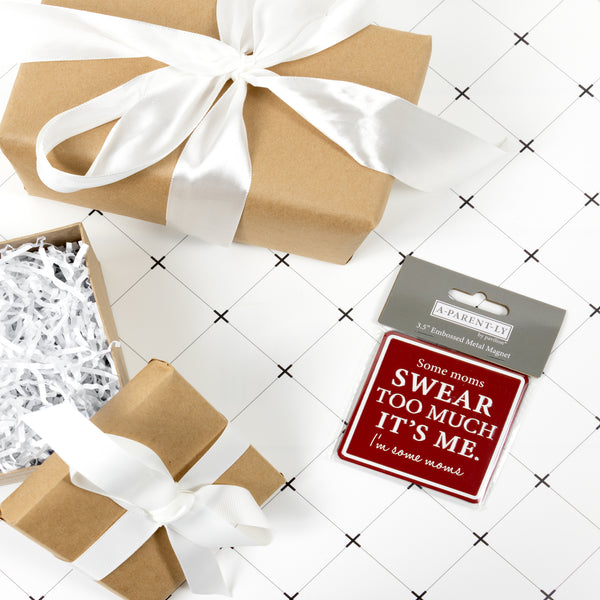 Pavilion Gift Company Swear Too Much 3.5" Tin Magnet