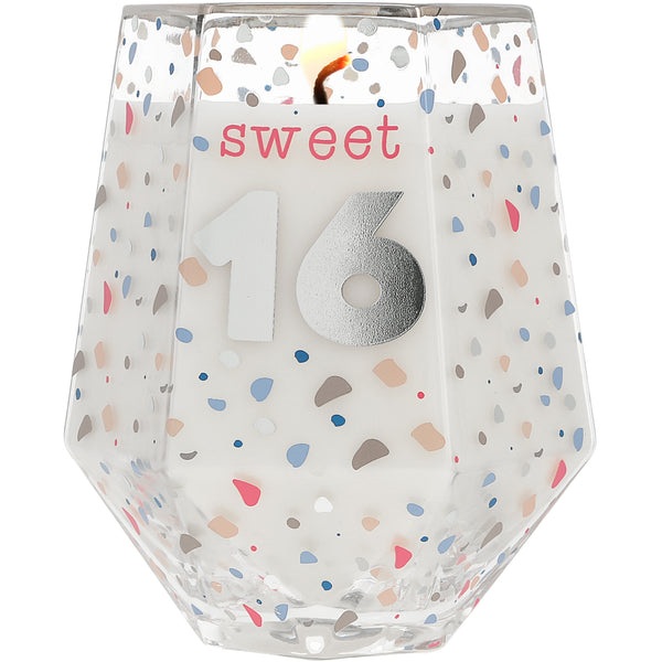 pavilion gift company Sweet 16 11 oz. 100% Soy Wax Candle Scent: Tranquility