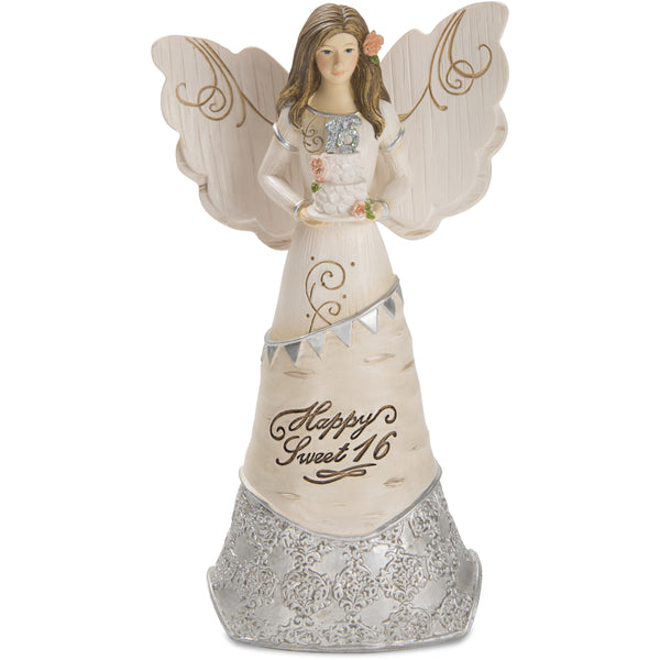 pavilion gift company Sweet 16 6" Angel Holding Cake