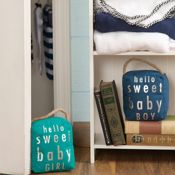 Pavilion Gift Company Sweet Baby Girl 5" X 6" Door Stopper