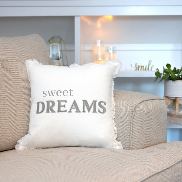Pavilion Gift Company Sweet Dreams 18" Throw Pillow Cover