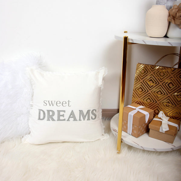 Pavilion Gift Company Sweet Dreams 18" Throw Pillow Cover