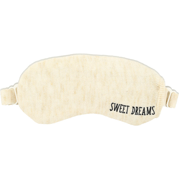 pavilion gift company Sweet Dreams Knitted Eye Pillow Hot or Cold Gel Compress