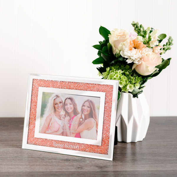 Pavilion Gift Company Sweet Sixteen 7.25" X 9.25" Frame (Holds 4" X 6" Photo)
