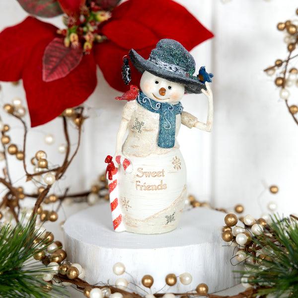 Pavilion Gift Company Sweetest Friends 5" Snowman With Birds