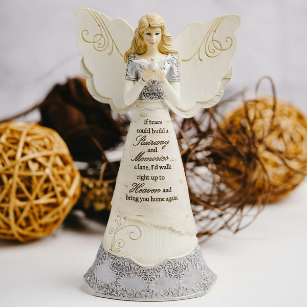 Pavilion Gift Company Sympathy 8" Angel Holding Dove
